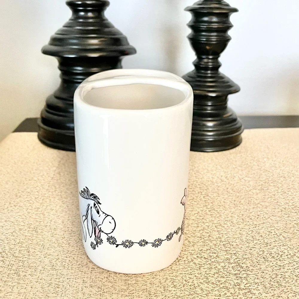 NWT Winnie the Pooh Daisy Chain Toothbrush Holder/Rinse Cup Set - Picture 9 of 11